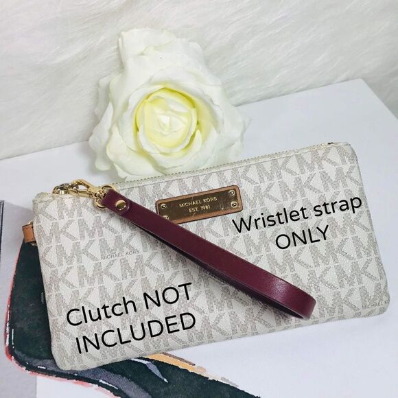 WRISTLET STRAP LEATHER DARK BROWN COFFEE - Picture 3 of 6